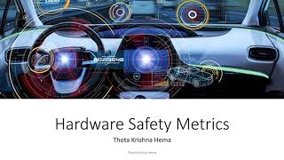 ISO 26262 Hardware Safety Metrics [upl. by Andria]