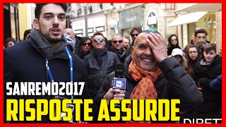 Suggerire Risposte Assurde Durante una Finta DIRETTA  SPECIALE FESTIVAL SANREMO 2017  theShow [upl. by Teryn458]