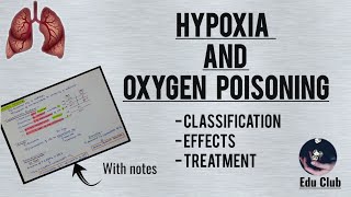 Hypoxia And Its Treatment  Oxygen Toxicity  Respiratory Physiology [upl. by Ainat]