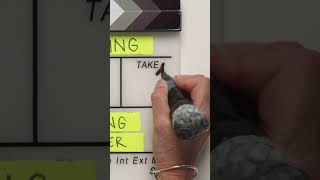 60 Seconds to Master the Film Slate  Clapperboard 101 filmmaking tutorial cinematography [upl. by Rex368]