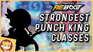 The Strongest Classes in MapleStory  Measured Trough Punch King  GMS  Reboot [upl. by Annabell]