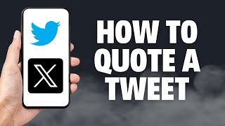 How to quote a tweet on twitter [upl. by Justis]