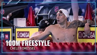 Caeleb Dressel From Fifth to First in 100M Freestyle  2024 TYR Pro Swim Series San Antonio [upl. by Ecylla]