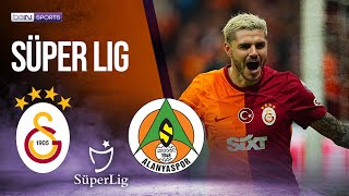 Galatasaray vs Alanyaspor  SÜPER LIG HIGHLIGHTS  11252023  beIN SPORTS USA [upl. by Wildon239]