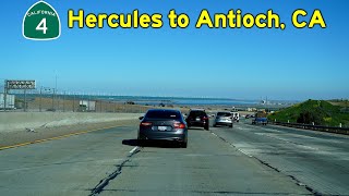 California Highway 4 East Hercules to Antioch [upl. by Fortunio]