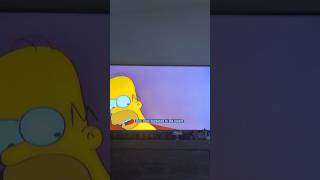 Homer Simpson dancing to War naked at church En español Latino [upl. by Kari]