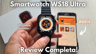 ✅️ Smartwatch WS18 Ultra  Características y Configuración COMPLETA  RDFit [upl. by Loeb]