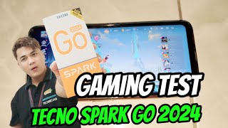 Tecno Spark Go 2024 Gaming Test on Mobile Legend Rank [upl. by Broucek959]