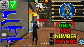 Free Fire Headshot setting 2024 ⚡ Best Sensitivity Settings ⚙️ Sensitivity  Hud Settings Free Fire [upl. by Aschim642]