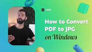 How to Convert PDF to JPG on Windows [upl. by Enenej]