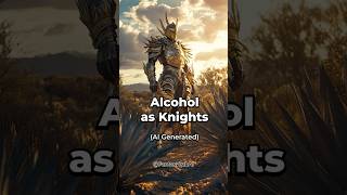 Alcohol as Knights  Ai Generated [upl. by Imoian]