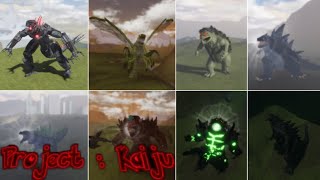 New Kaiju ReSkins  Project Kaiju 40 Roblox [upl. by Eddie]