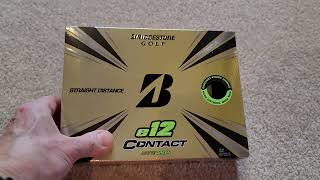 Bridgestone e12 Contact Golf Ball Review [upl. by Donoghue]