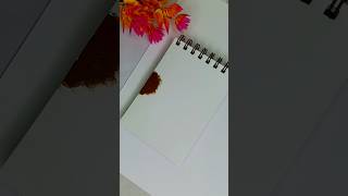 Painting using leaf🌿  easy acrylic painting ideas  beginners guide shorts artshorts [upl. by Oiram]