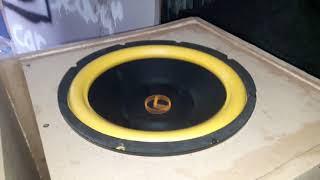 Subwoofer test Legacy Sparta ft 200W Class D Amplifier [upl. by Chaffinch]