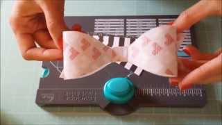 WRMK Envelope Punch Board Bow Tutorial [upl. by Fanchet]