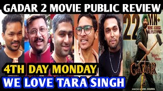 Gadar 2 Movie Public Review  4th Day Monday  Sunny Deol  Ameesha Patel  Anil Sharma [upl. by Hsur]