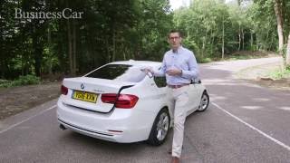 BMW 330e 2016 video review  BusinessCar [upl. by Kcirttap]