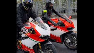 DUCATI 1199 Superleggera and Panigale R Driving Panigale R Tokyo after breaking up with friends [upl. by Henn]