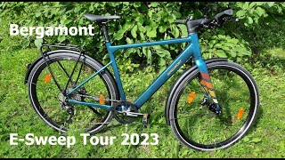 Mein neues Bergamont ESweep Tour 2023  EGravelBike mit Mahle X35 [upl. by Delora411]