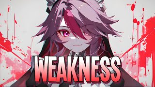 Nightcore  Weakness  Prismo Sped Up [upl. by Takara178]