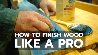 WOOD FINISHING How to Succeed Like a Pro [upl. by Adiela]