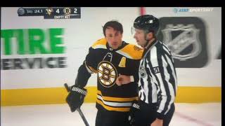 Brad Marchand sucker punchhigh stick to Tristan Jarry Tough Call Suspension Recommendation [upl. by Levina]