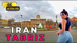 Tabriz City Walking Tour 4k  Iran 2022 [upl. by Raimundo]