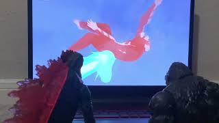 Godzilla and Kong react to Godzilla X Kong The REAL ending  New Empire animation  DinoMania [upl. by Parker]