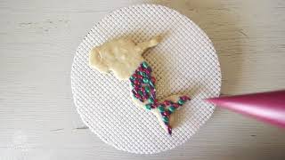 Mermaid Decorated Sugar Cookie [upl. by Esikram]