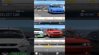 TOP SPEED NISSAN SILVIA VS DODGE CHALLENGER Real Racing 3 gameplay shorts [upl. by Brunell]