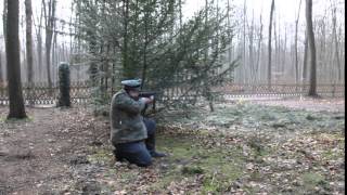 Stresstest der GSG MP40 Knall und Schreckschusspistole MP40 [upl. by Eiuqnom642]