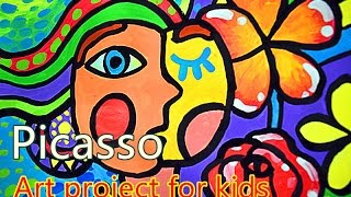 Art project for kids  Picasso 2🐜🐞🐌🐝 [upl. by Gervais]