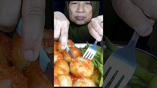 BAKSO ACI TELUR PUYUH AYAM SUWIR mukbang baksoaci [upl. by Eiahpets]