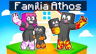 TIVE UMA FAMÍLIA NO MINECRAFT [upl. by Berlinda]