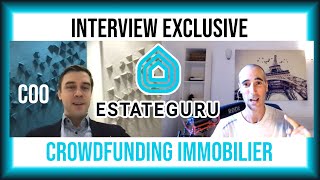 Interview du COO dEstateguru leader européen du crowdfunding immobilier [upl. by Nahtnaoj]