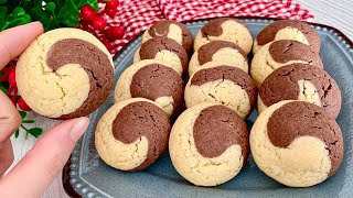 MAKKELIJKSTE KOEKJES OOIT 👍 2 KLEUREN KOEKJES RECEPT [upl. by Alwyn]