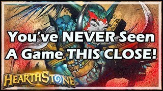 You’ve NEVER Seen A Game THIS CLOSE  Rastakhan’s Rumble Hearthstone [upl. by Yedoc14]