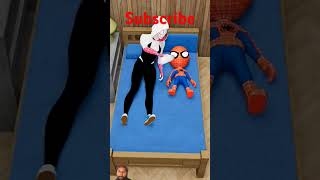 Spidey vs Spider Gwen  After feeding baby  Marvel Animation [upl. by Shipley]