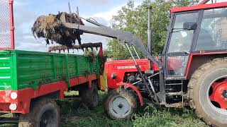 Rozrzucanie Obornika Nowym Rozrzutnikiem amp Ciężka Orka  Ursus Power  O Krok Od Wtopy [upl. by Whale]