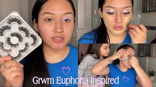 Euphoria Inspired Grwm  Apartment Update 🤍 [upl. by Gerstner]