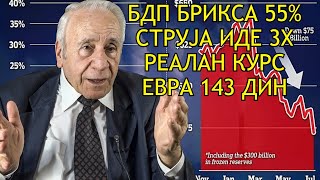 BROJKE NE LAŽU ZAPAD JE GOTOV Ekonomija BRIKS označava kraj dolara  Dr Slobodan Komazec [upl. by Sutsugua]