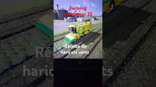 Récolte de haricots vert FS25 [upl. by Ecnerret892]