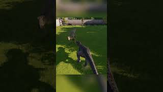 iguanodon VS allosaurus jwe2 jurassicworldevolution2 jurassicworld dinosaur jurassicpark [upl. by Burner]