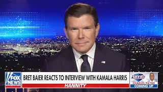 Fox host VISIBLY SHAKEN after failed Kamala gotcha interview [upl. by Babita]