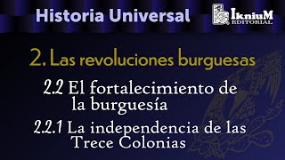 Tema 22 El fortalecimiento de la burguesía Historia Licenciatura [upl. by Philips]