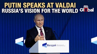 LIVE Putins Key Speech At Valdai Forum Insights From Sochi  Russia’s Global Agenda [upl. by Aleta]