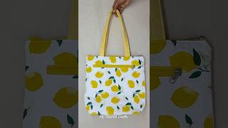 Handmade Bag Making  Tote bag sewing tutorial  Bag making at home diy clothesbag bagmaking [upl. by Loux]