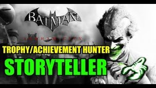 BATMAN ARKHAM CITY  Storyteller Trophy EASY [upl. by Wiltsey]