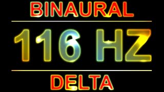 PURE 116HZ BINAURAL BEATS 🔊  8D  DELTA WAVES  1 HOUR VERSION [upl. by Assennav]